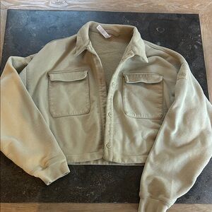 Alo Tan Cropped Jacket